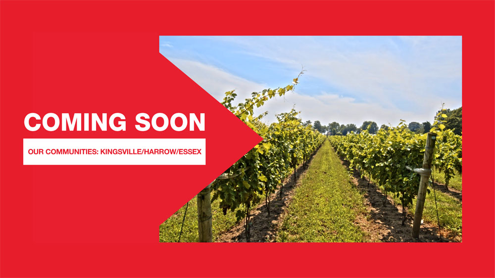 Coming Soon - Our Communities: Kingsville/Harrow/Essex