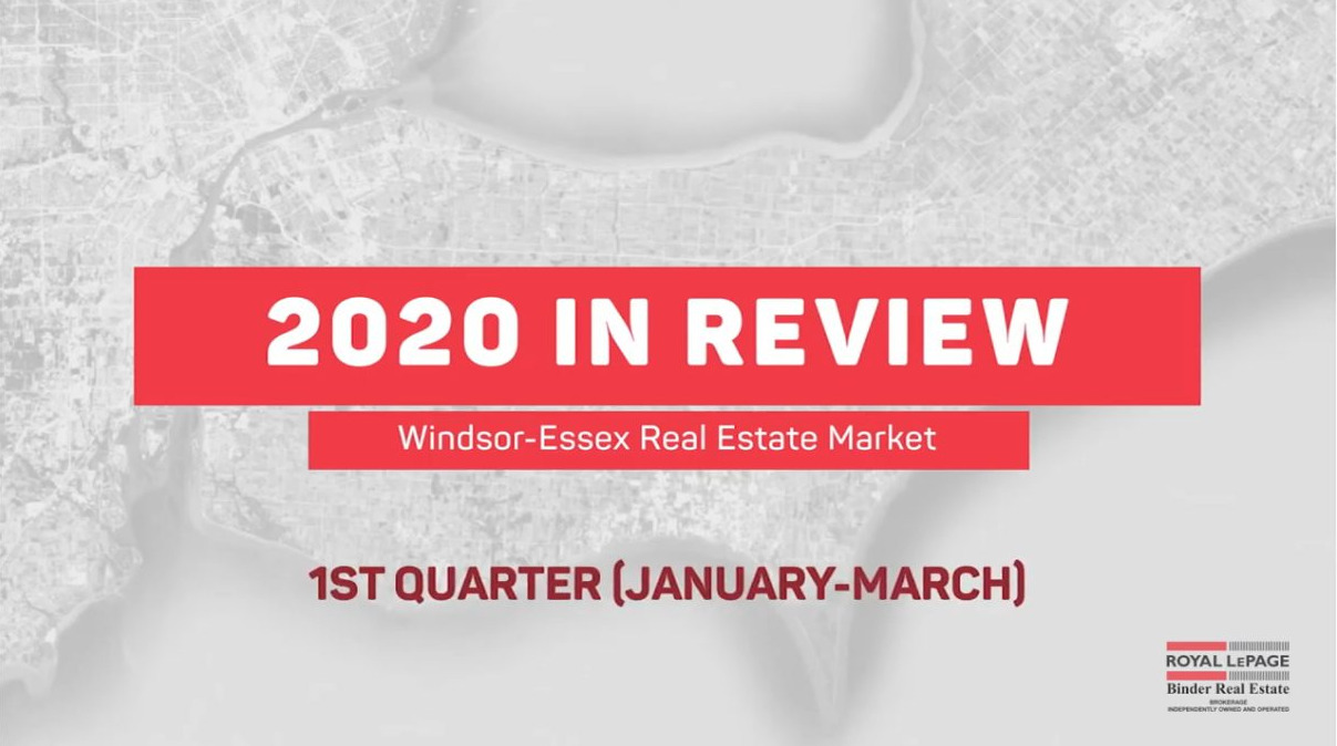 Q1 2020 Windsor-Essex Real Estate Statistics