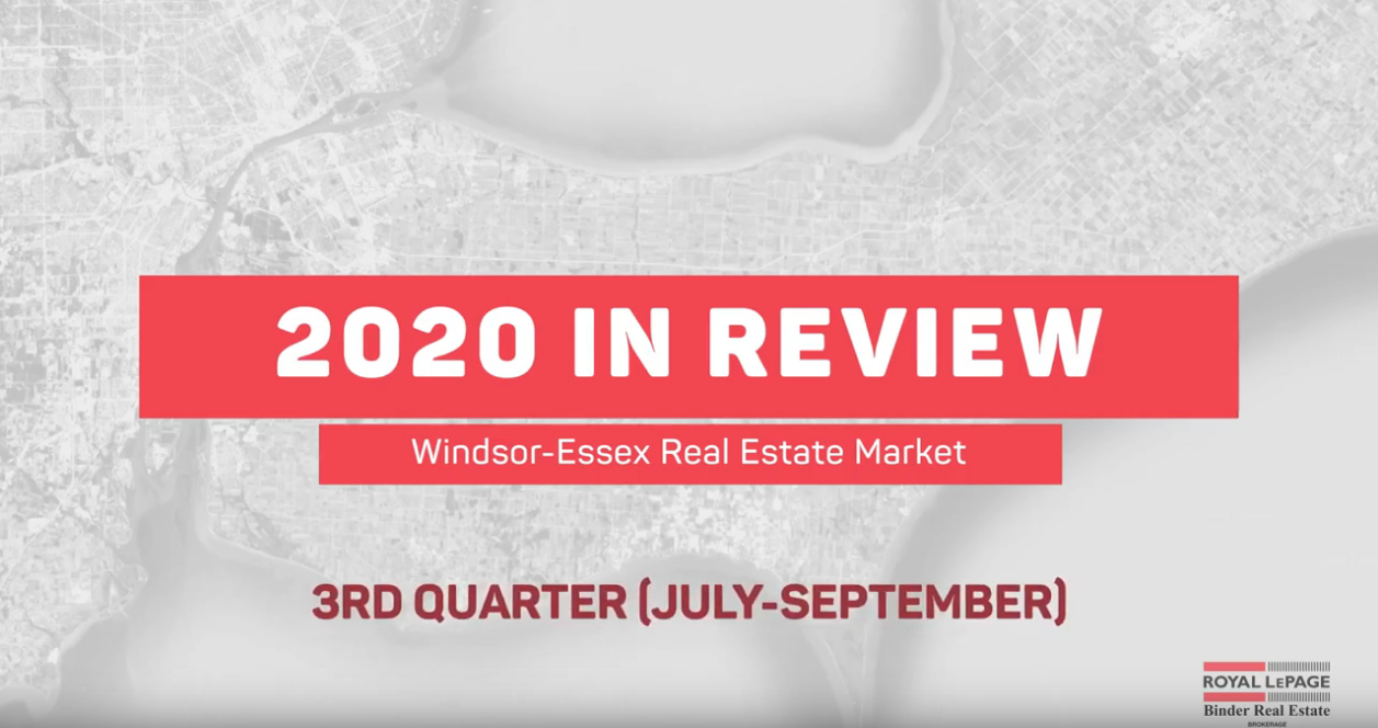 Q3 2020 Real Estate Statistics for Windsor-Essex