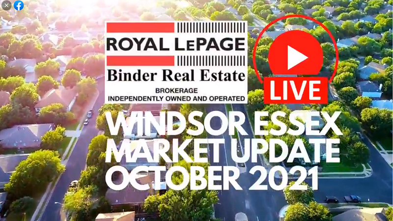 Live Stream - October, 2021 Market Update W/Frank Binder